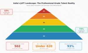Read more about the article Japanese Language Talent Shortage in India — The Number No One Is Talking About
