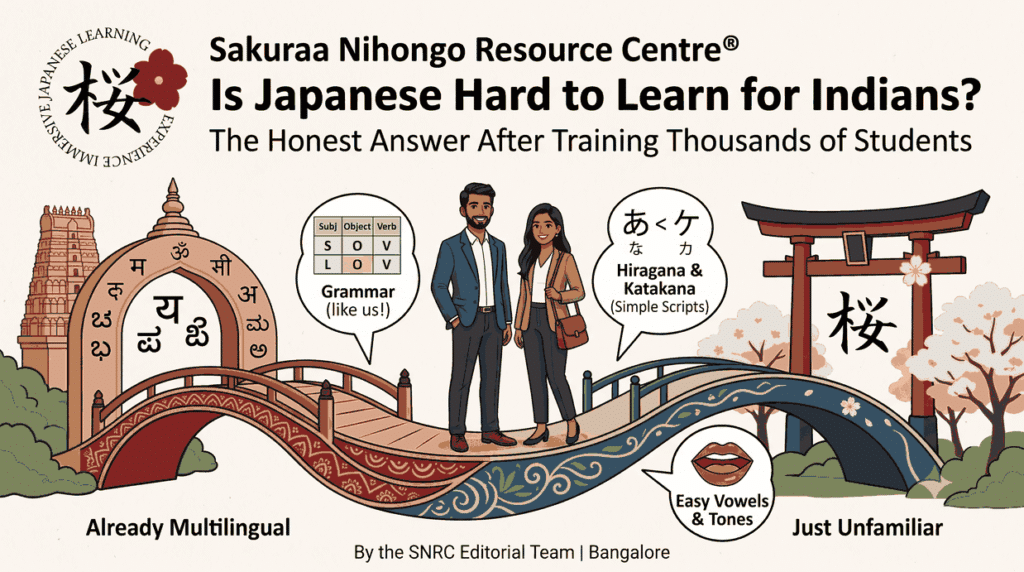 Is Japanese hard to learn for Indians — honest guide from SNRC after training thousands of students