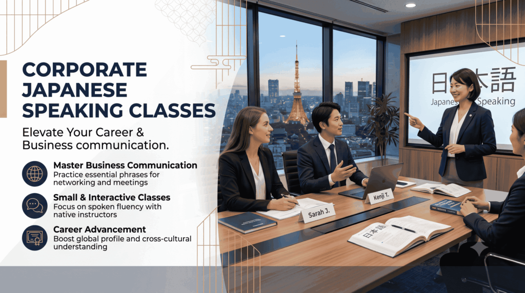 Japanese Speaking Classes in Bangalore