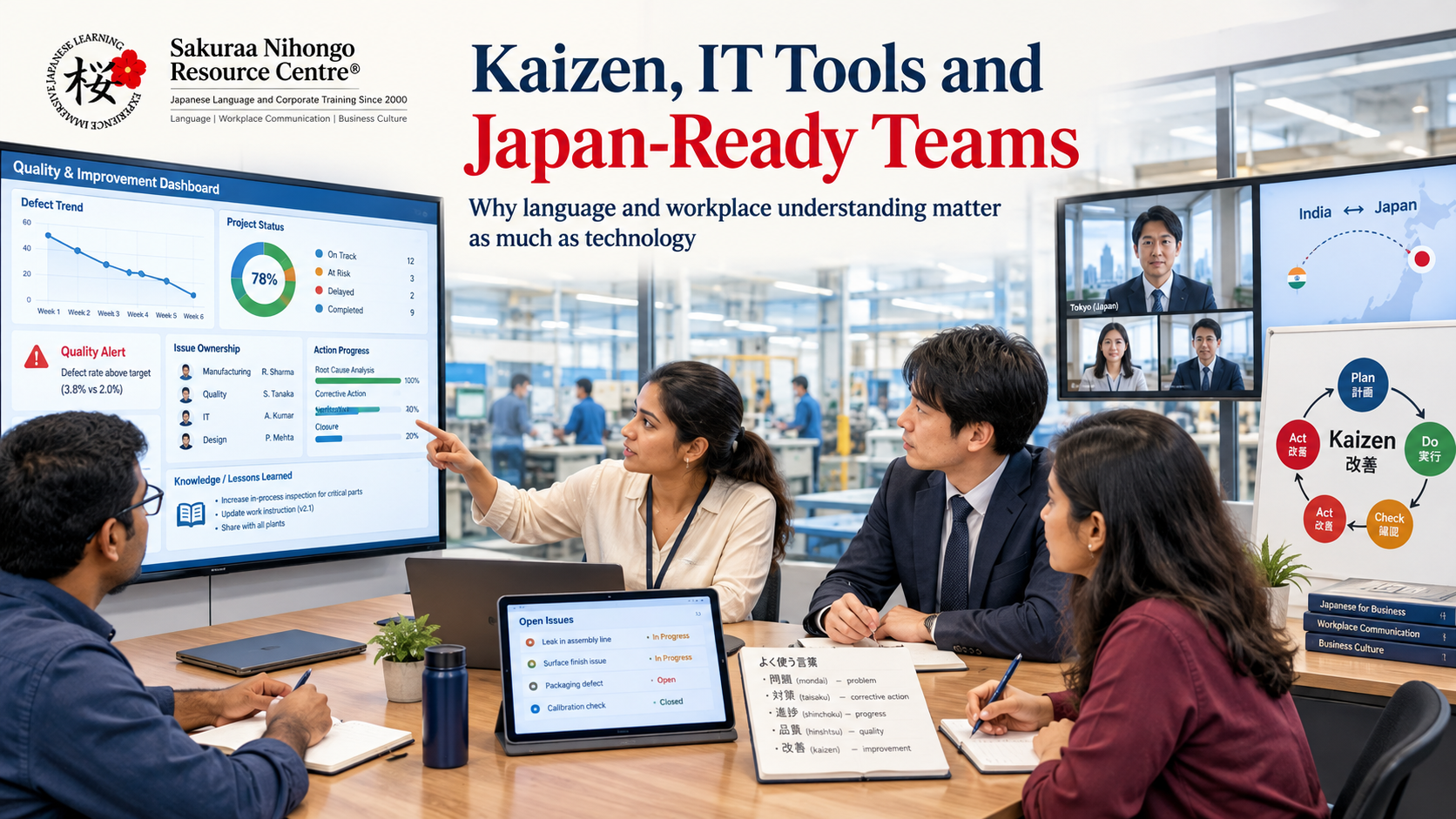 Read more about the article How IT Tools Support Kaizen, and Why Indian Teams Need Japanese Corporate Training